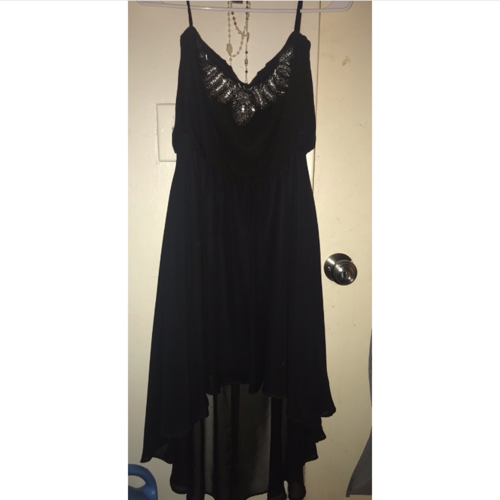 Black High Low Dress